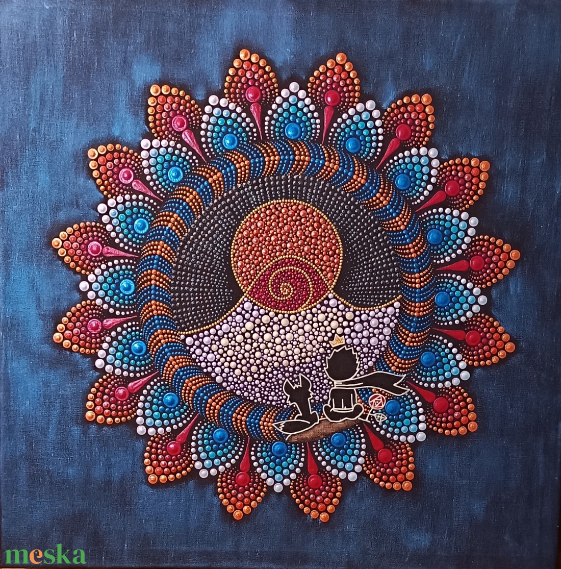 A kis herceg sötétben világító pontozott mandala - otthon & életmód - dekoráció - spiritualitás - mandala - Meska.hu A kis herceg sötétben világító pontozott mandala - otthon & életmód - dekoráció - spiritualitás - mandala - Meska.hu