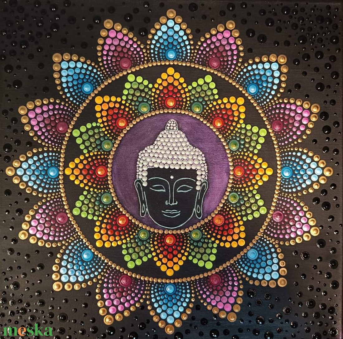 Foszforeszkáló mandala Buddha - otthon & életmód - dekoráció - spiritualitás - mandala - Meska.hu Foszforeszkáló mandala Buddha - otthon & életmód - dekoráció - spiritualitás - mandala - Meska.hu