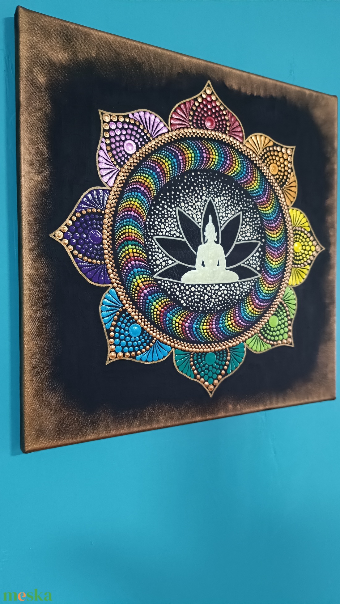 Foszforeszkáló mandala Buddha virága - otthon & életmód - dekoráció - spiritualitás - mandala - Meska.hu Foszforeszkáló mandala Buddha virága - otthon & életmód - dekoráció - spiritualitás - mandala - Meska.hu