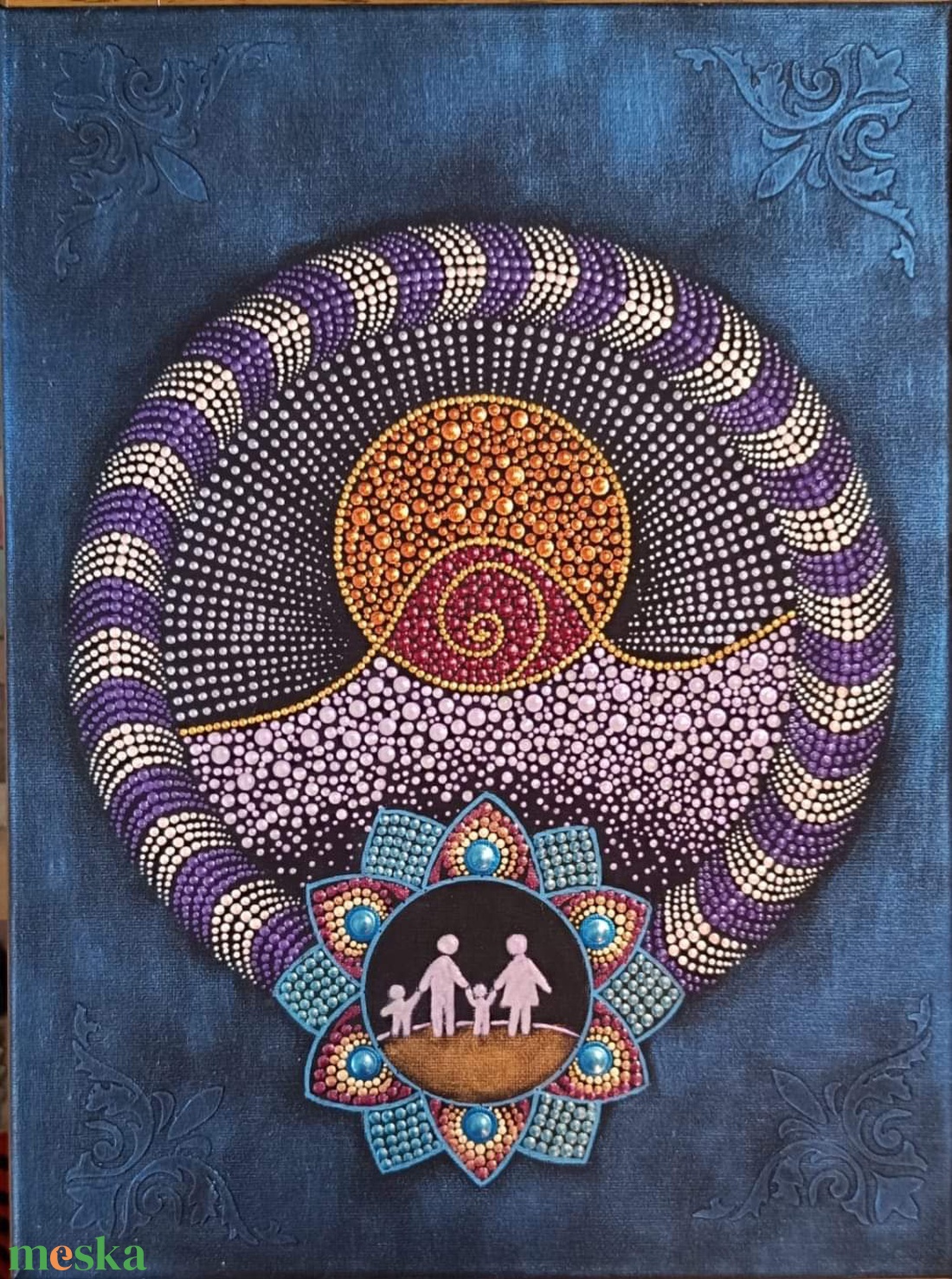 Családőrző pontozott mandala - otthon & életmód - dekoráció - spiritualitás - mandala - Meska.hu Családőrző pontozott mandala - otthon & életmód - dekoráció - spiritualitás - mandala - Meska.hu