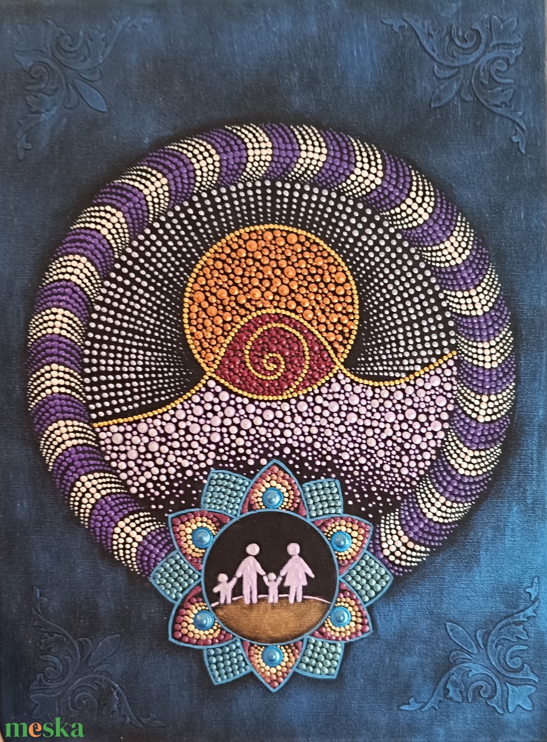 Családőrző pontozott mandala - otthon & életmód - dekoráció - spiritualitás - mandala - Meska.hu Családőrző pontozott mandala - otthon & életmód - dekoráció - spiritualitás - mandala - Meska.hu