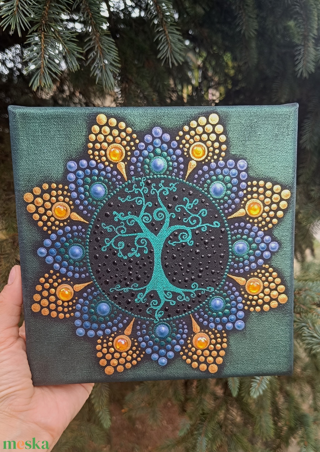 Életfa pontozott mandala - otthon & életmód - dekoráció - spiritualitás - mandala - Meska.hu Életfa pontozott mandala - otthon & életmód - dekoráció - spiritualitás - mandala - Meska.hu