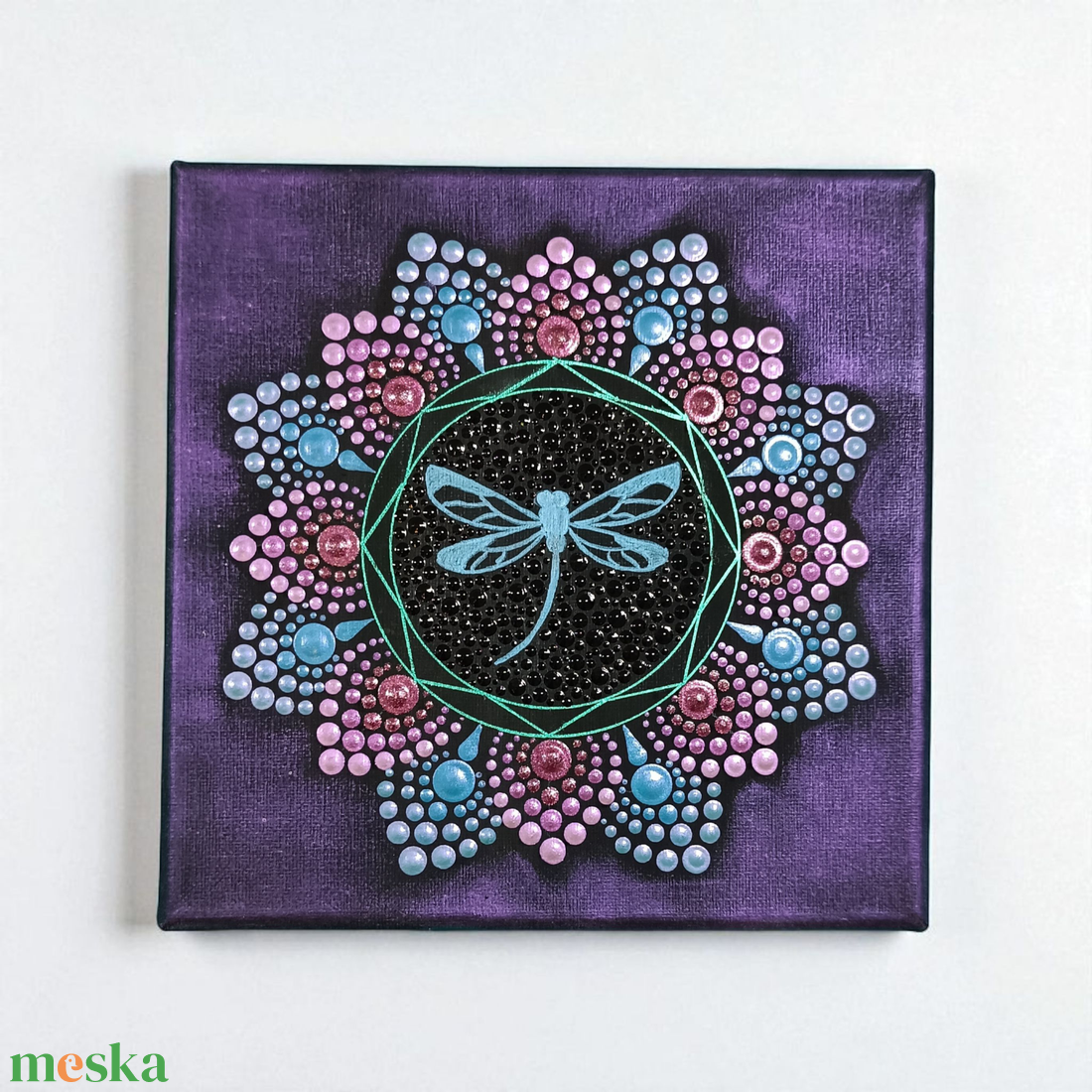 Szitakötő pontozott mandala - otthon & életmód - dekoráció - spiritualitás - mandala - Meska.hu Szitakötő pontozott mandala - otthon & életmód - dekoráció - spiritualitás - mandala - Meska.hu