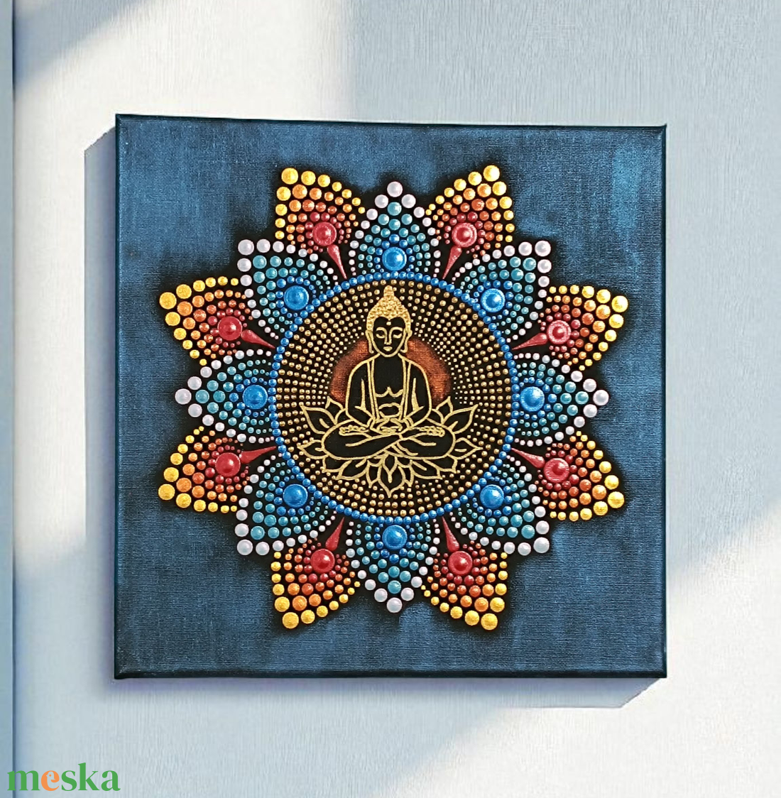 Kis Buddha pontozott mandala - otthon & életmód - dekoráció - spiritualitás - mandala - Meska.hu Kis Buddha pontozott mandala - otthon & életmód - dekoráció - spiritualitás - mandala - Meska.hu
