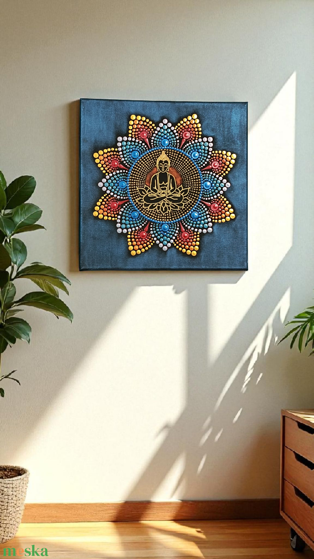 Kis Buddha pontozott mandala - otthon & életmód - dekoráció - spiritualitás - mandala - Meska.hu Kis Buddha pontozott mandala - otthon & életmód - dekoráció - spiritualitás - mandala - Meska.hu