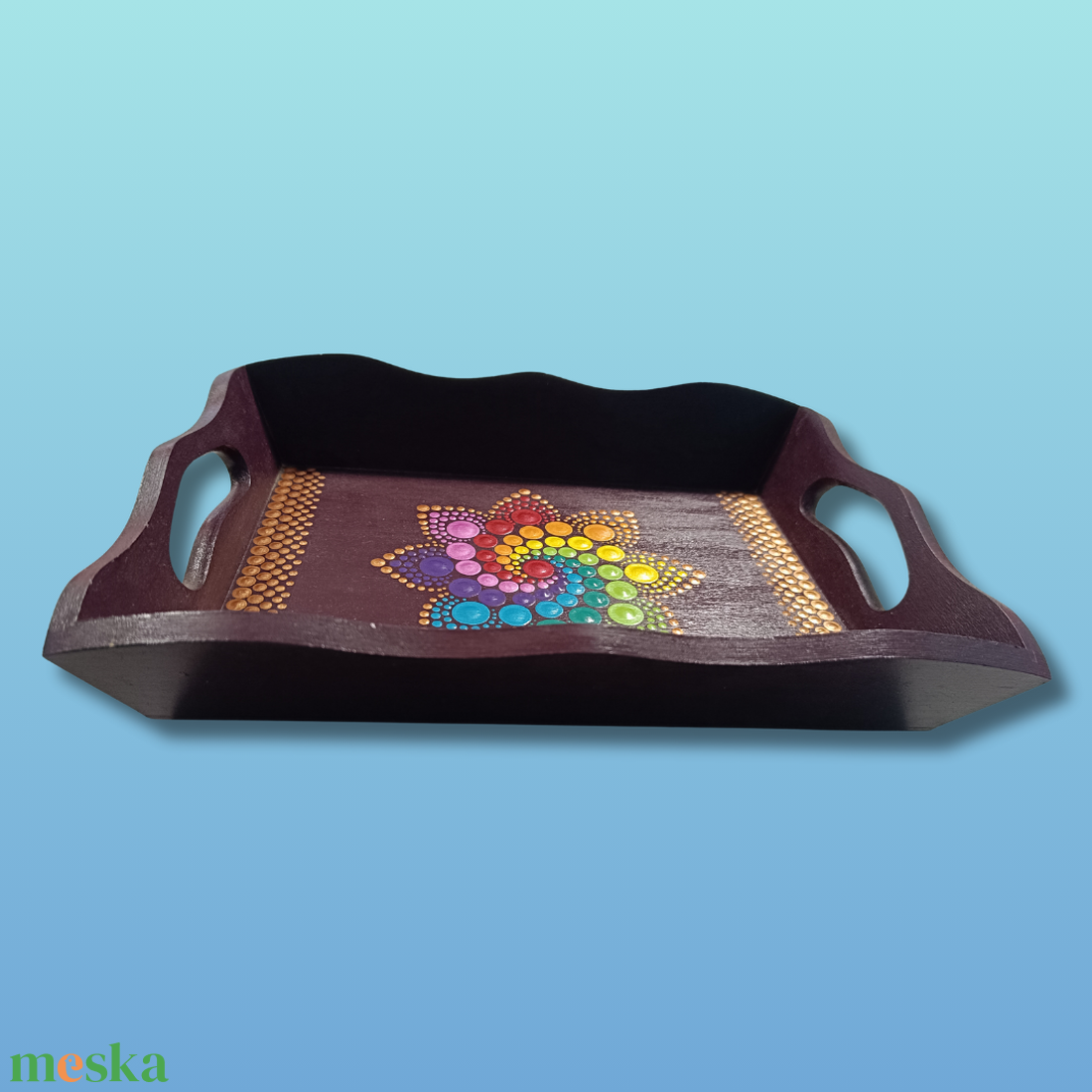 Mandalás kínáló tálca - otthon & életmód - konyhafelszerelés, tálalás - tálalás - kínálótál - Meska.hu Mandalás kínáló tálca - otthon & életmód - konyhafelszerelés, tálalás - tálalás - kínálótál - Meska.hu