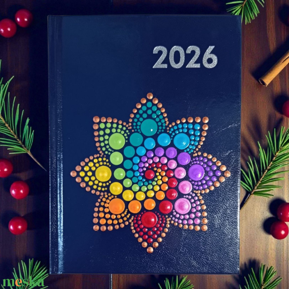 2026. évi heti beosztású mandalás határidőnapló - csakrák - otthon & életmód - papír, írószer - naptár & tervező - Meska.hu