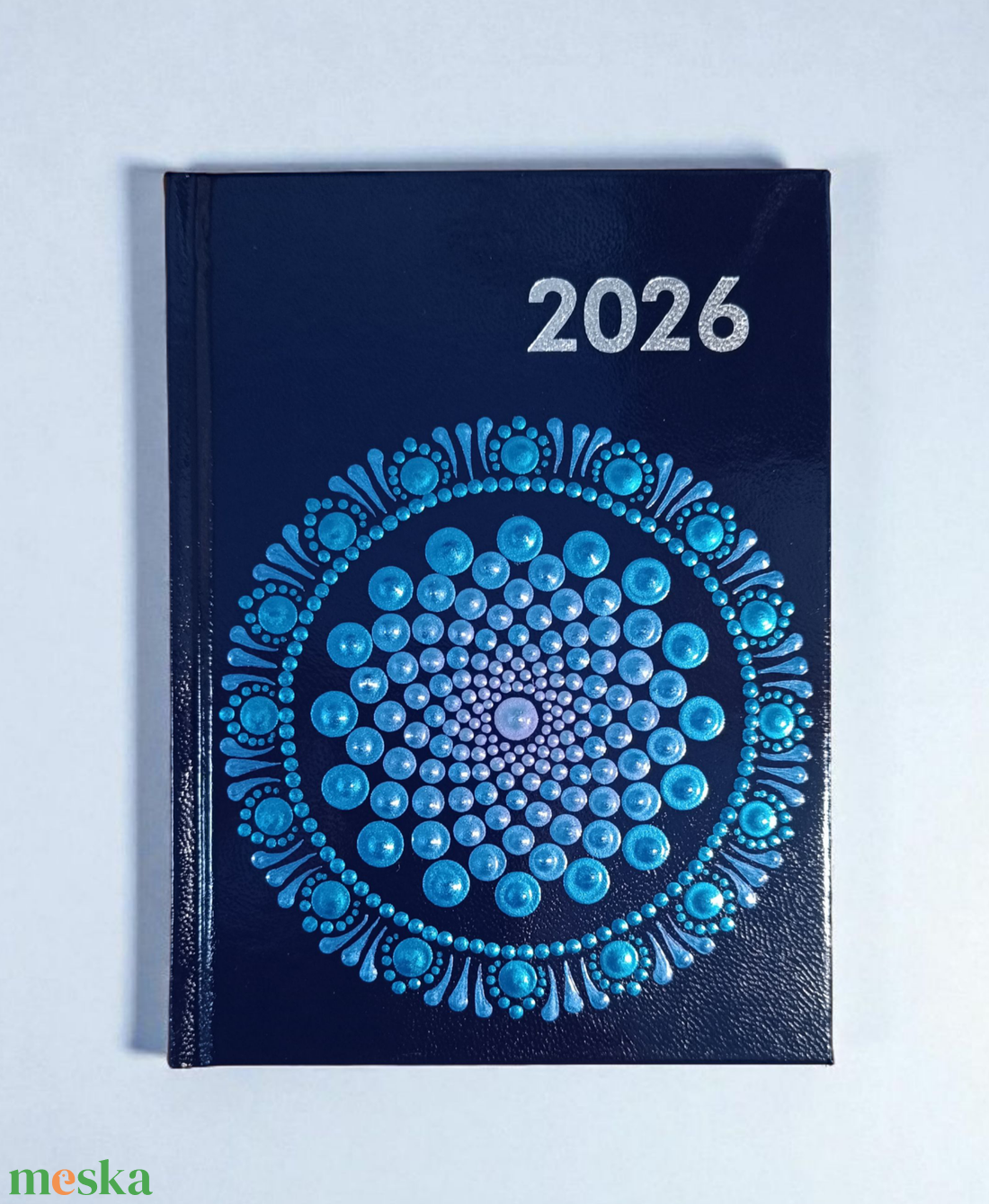 2026. évi heti beosztású mandalás határidőnapló - kék - otthon & életmód - papír, írószer - naptár & tervező - Meska.hu