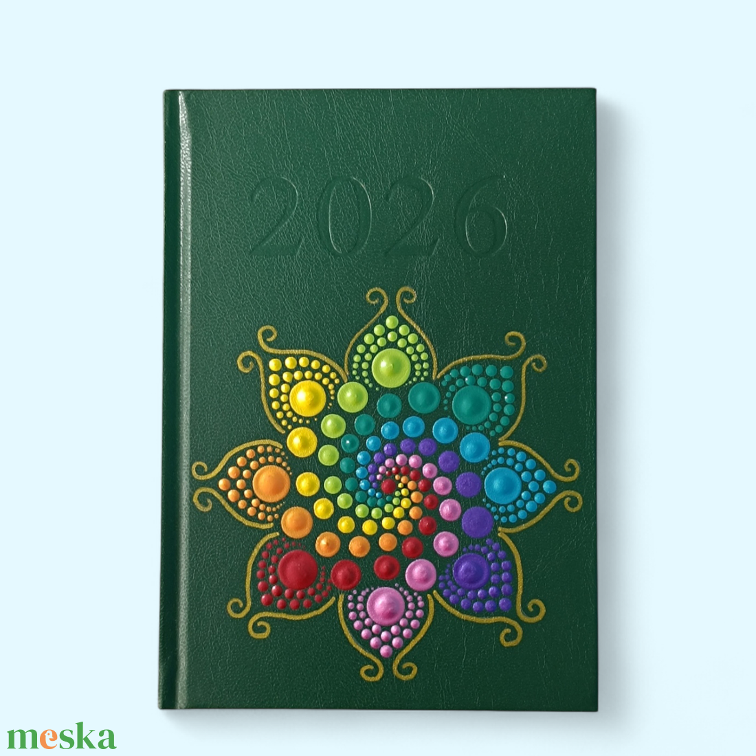 2026. évi napi beosztású mandalás határidőnapló - csakrák - otthon & életmód - papír, írószer - naptár & tervező - Meska.hu