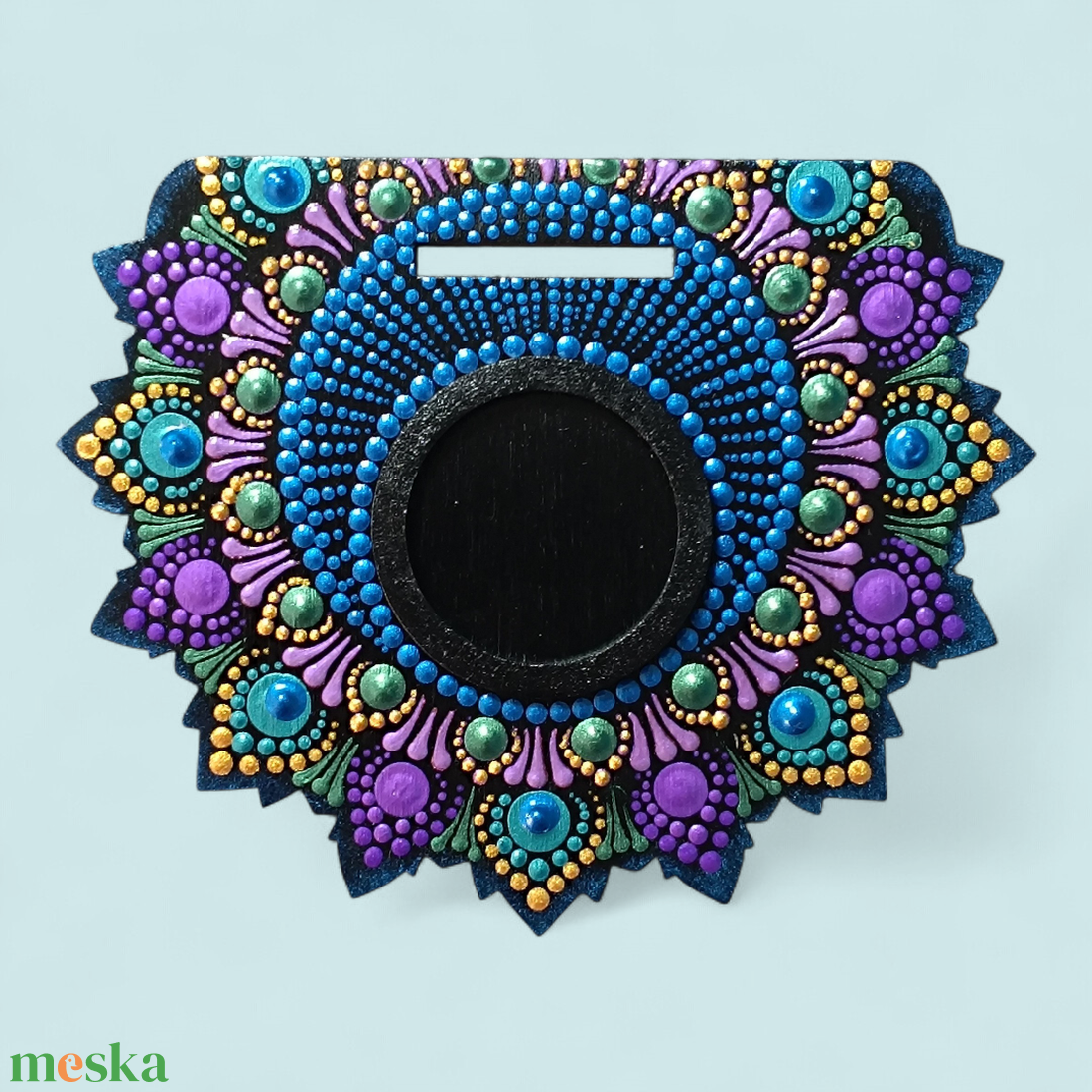 Mécsestartó - páva  - otthon & életmód - gyertya, illat, aroma - mécses és mécsestartó - Meska.hu