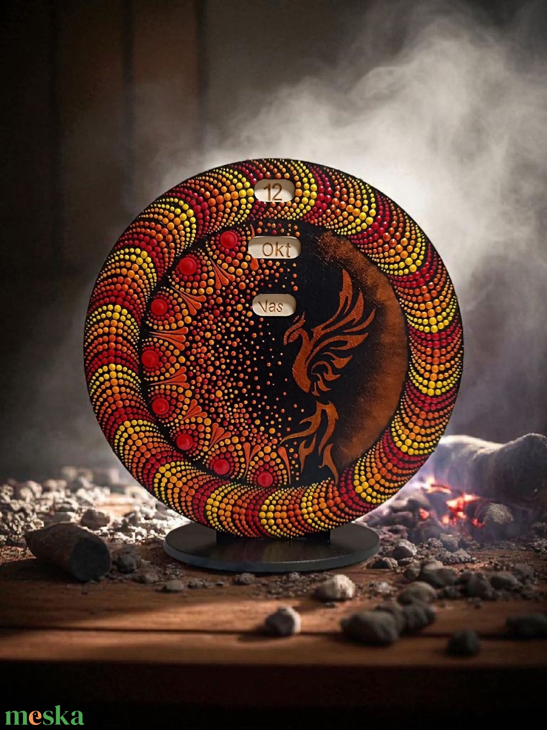 Főnixmadaras öröknaptár - otthon & életmód - dekoráció - fali és függő dekoráció - falinaptár & öröknaptár - Meska.hu