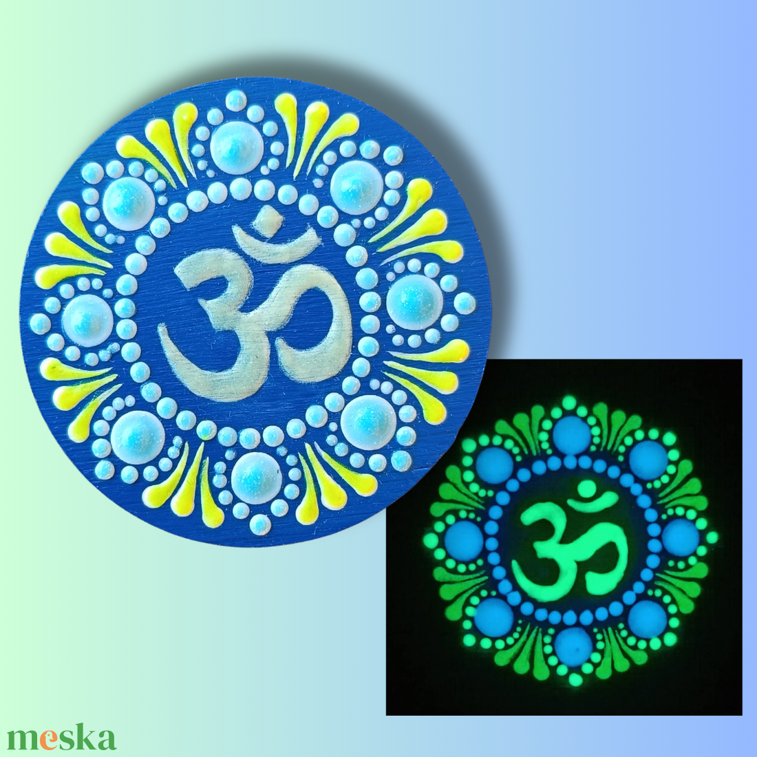 Foszforeszkáló sörnyitó és hűtőmágnes - OM jeles - otthon & életmód - konyhafelszerelés, tálalás - konyhai dekoráció - hűtőmágnes - Meska.hu