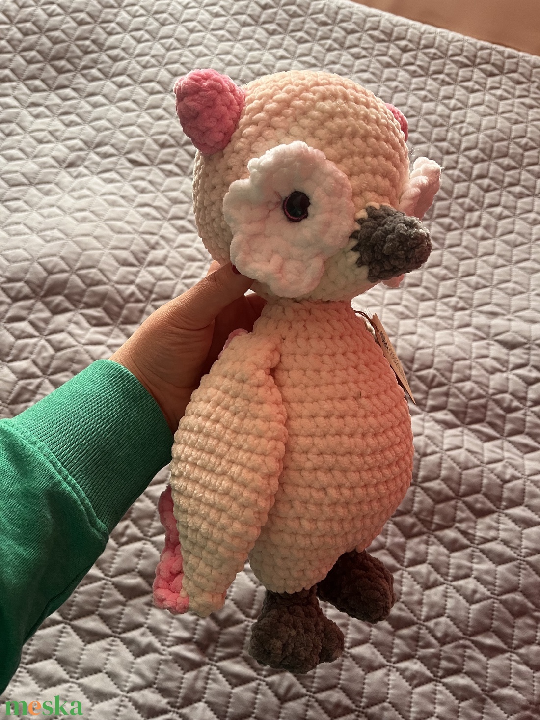 Horgolt plüss bagoly - játék & sport - plüssállat & játékfigura - bagoly - Meska.hu