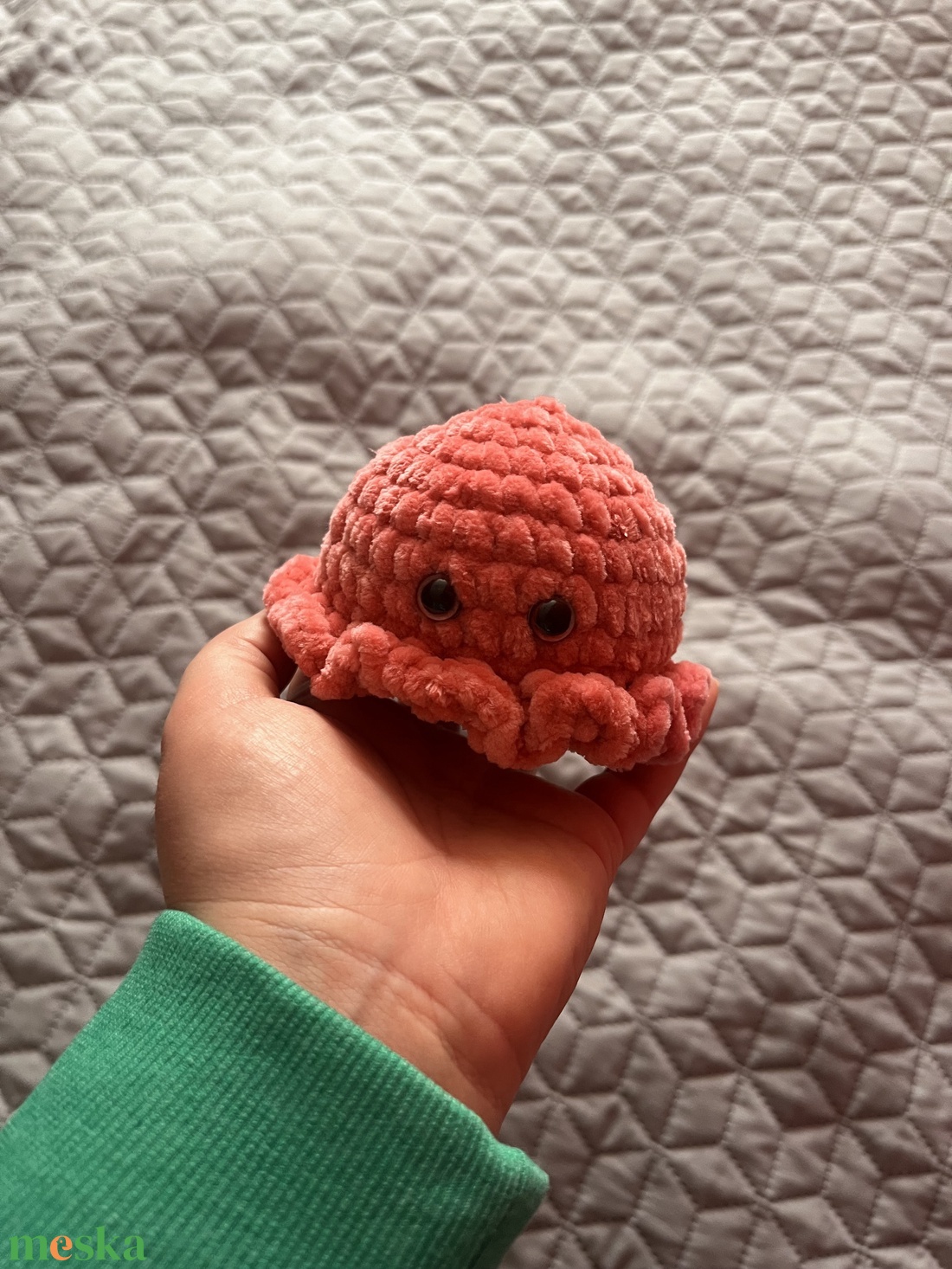 Horgolt plüss polip - játék & sport - plüssállat & játékfigura - polip - Meska.hu