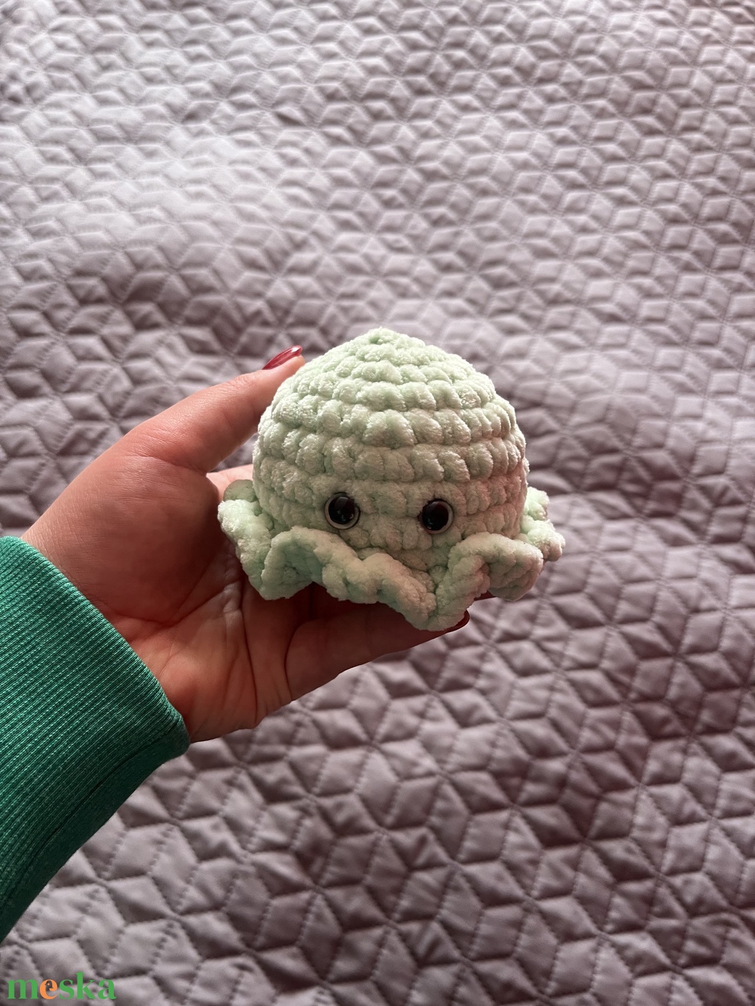 Horgolt plüss polip - játék & sport - plüssállat & játékfigura - polip - Meska.hu