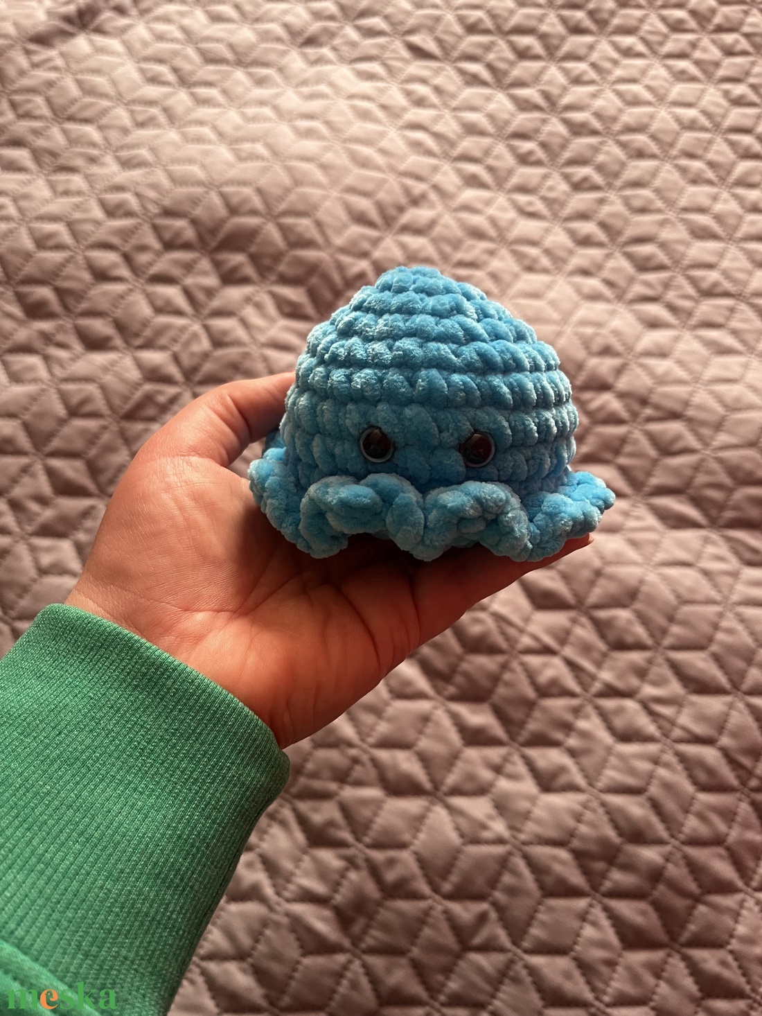 Horgolt plüss polip - játék & sport - plüssállat & játékfigura - polip - Meska.hu