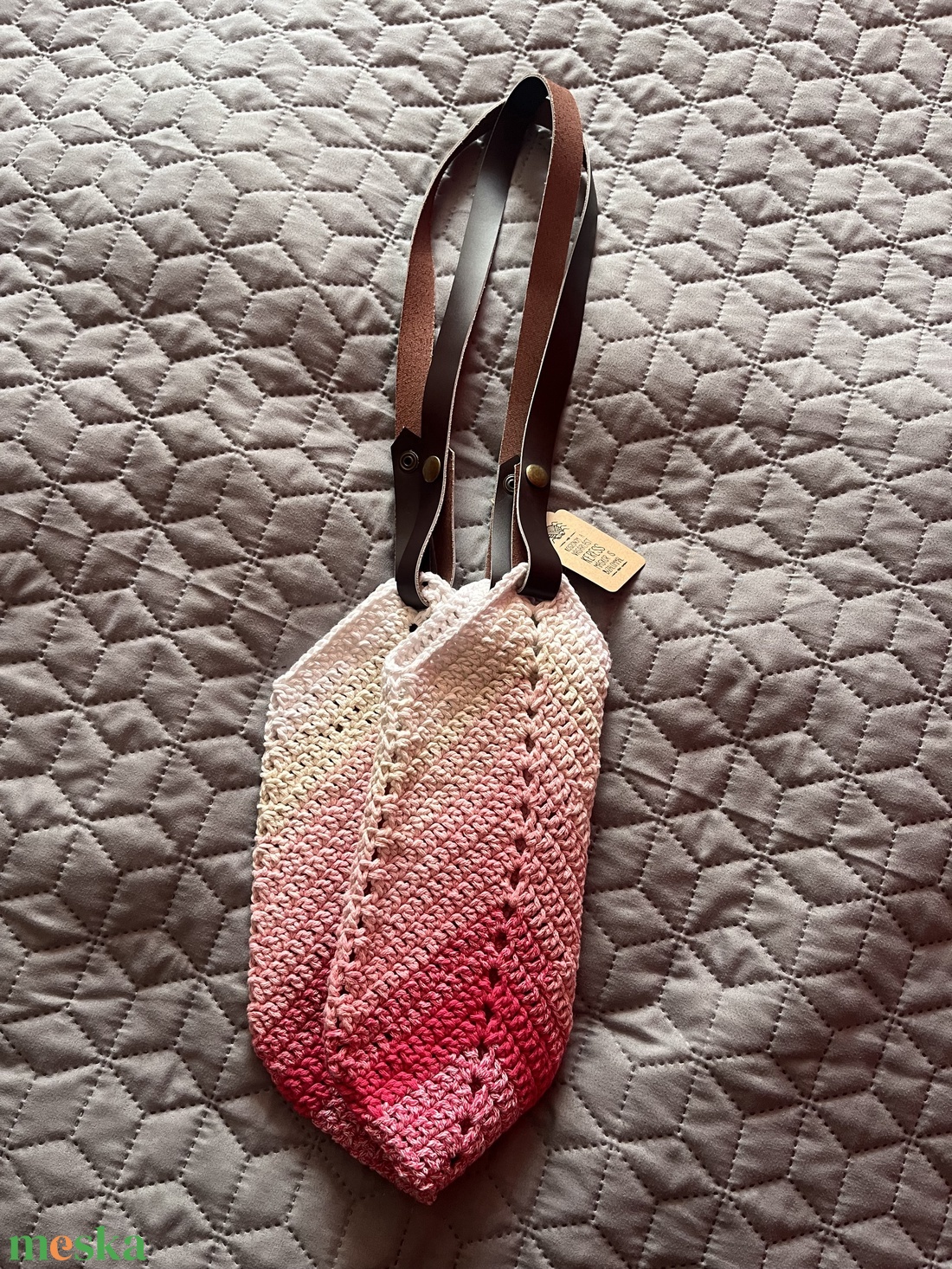 Horgolt táska - esküvő - kiegészítők - táska - Meska.hu