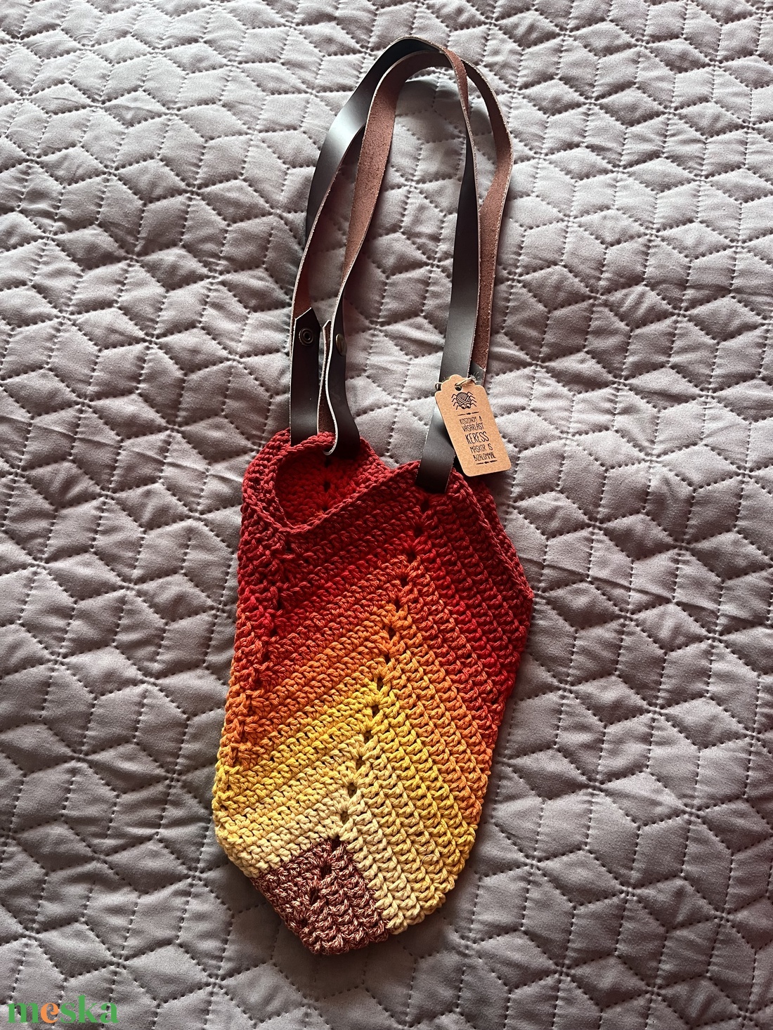 Horgolt táska - esküvő - kiegészítők - táska - Meska.hu