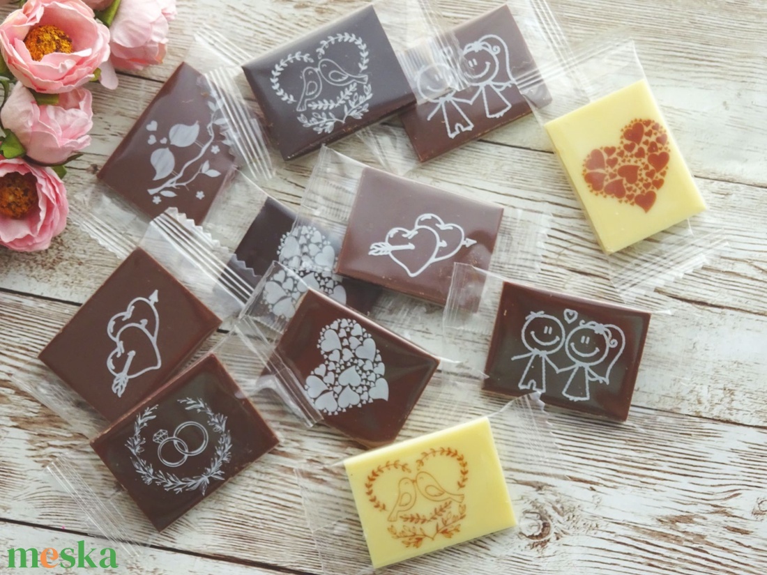 Mini esküvői csokoládé - esküvő - emlék & ajándék - köszönőajándék - Meska.hu Mini esküvői csokoládé - esküvő - emlék & ajándék - köszönőajándék - Meska.hu