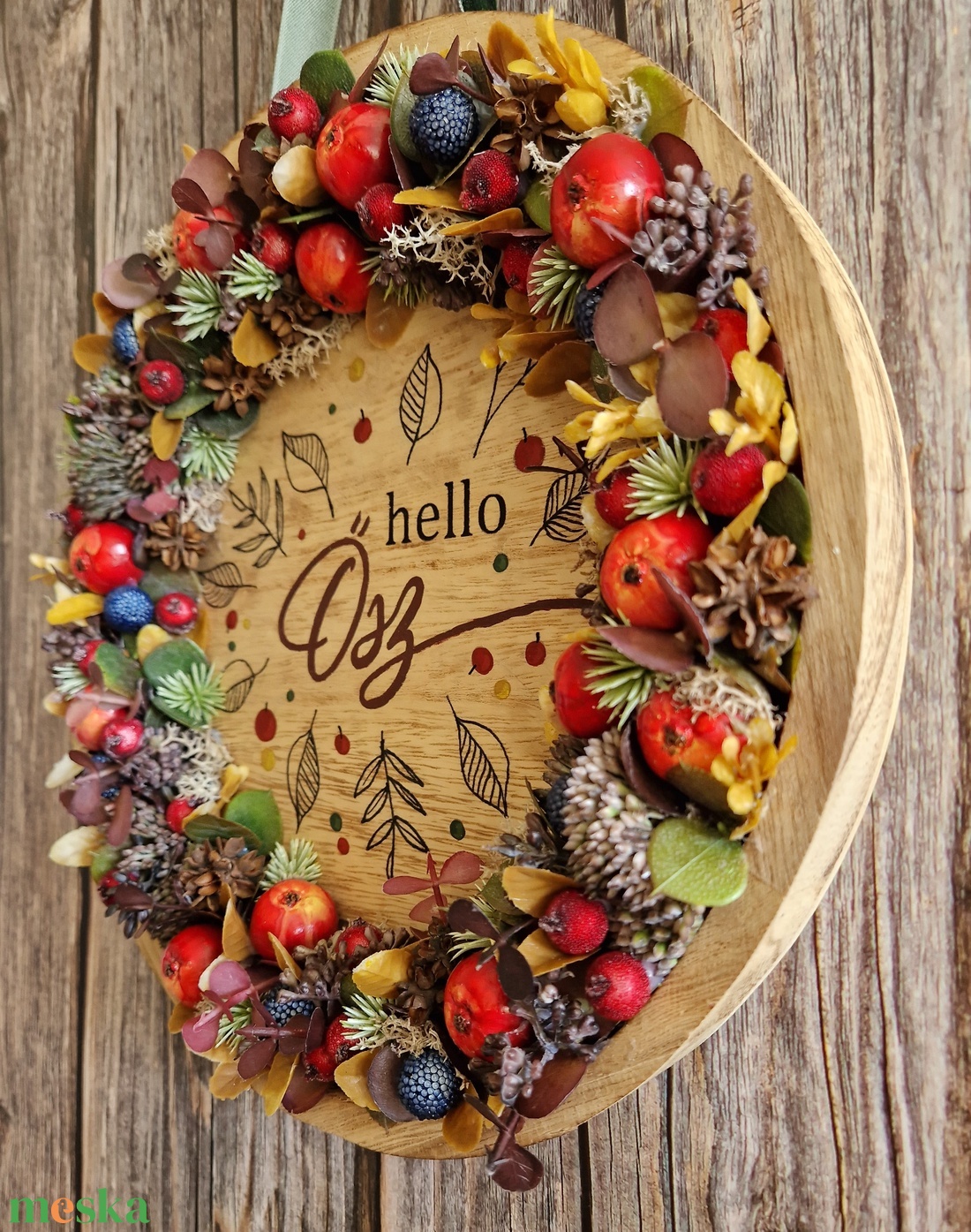 Hello Ősz - őszi ajtódísz, kopogtató - otthon & életmód - dekoráció - ajtó- és ablak dekoráció - ajtódísz & kopogtató - Meska.hu Hello Ősz - őszi ajtódísz, kopogtató - otthon & életmód - dekoráció - ajtó- és ablak dekoráció - ajtódísz & kopogtató - Meska.hu