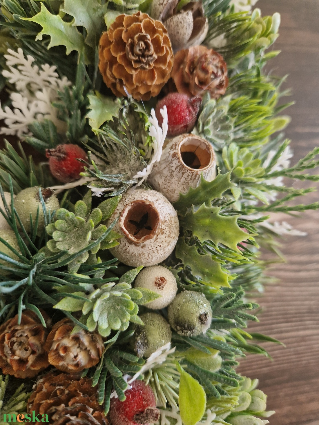 Téli deres II. - téli-karácsonyi ajtódísz, kopogtató - karácsony - karácsonyi lakásdekoráció - karácsonyi ajtódíszek - Meska.hu Téli deres II. - téli-karácsonyi ajtódísz, kopogtató - karácsony - karácsonyi lakásdekoráció - karácsonyi ajtódíszek - Meska.hu