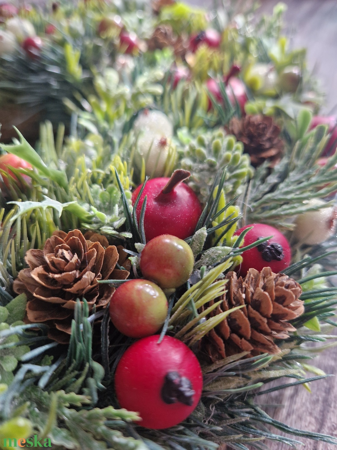 Ivettnek - Téli bogyós I. - téli-karácsonyi ajtódísz, kopogtató - karácsony - karácsonyi lakásdekoráció - karácsonyi ajtódíszek - Meska.hu Ivettnek - Téli bogyós I. - téli-karácsonyi ajtódísz, kopogtató - karácsony - karácsonyi lakásdekoráció - karácsonyi ajtódíszek - Meska.hu