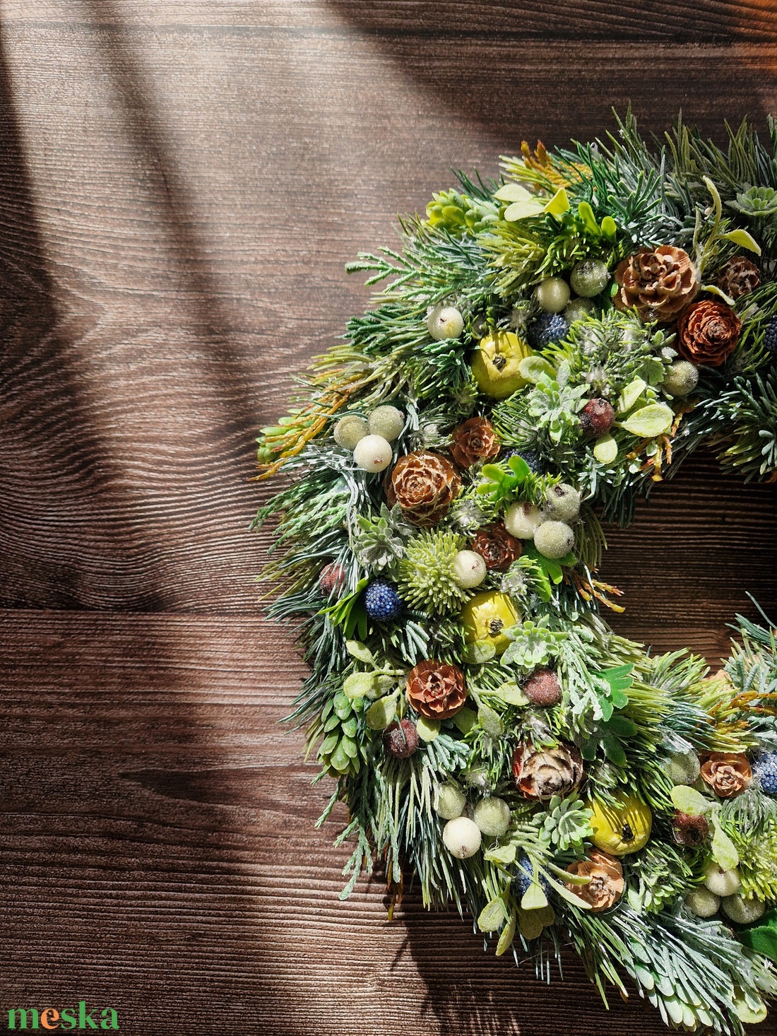 Téli deres I. - téli-karácsonyi ajtódísz, kopogtató - karácsony - karácsonyi lakásdekoráció - karácsonyi ajtódíszek - Meska.hu Téli deres I. - téli-karácsonyi ajtódísz, kopogtató - karácsony - karácsonyi lakásdekoráció - karácsonyi ajtódíszek - Meska.hu