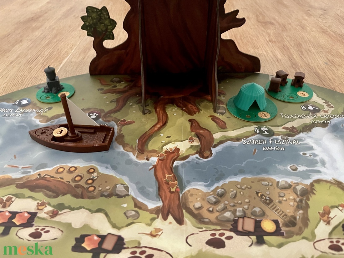 Everdell kiegészítők - eseményjelzők (4 db) - játék & sport - táblajáték és kártyajáték - társasjátékok - Meska.hu