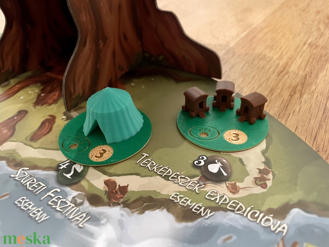 Everdell kiegészítők - eseményjelzők (4 db) - játék & sport - táblajáték és kártyajáték - társasjátékok - Meska.hu