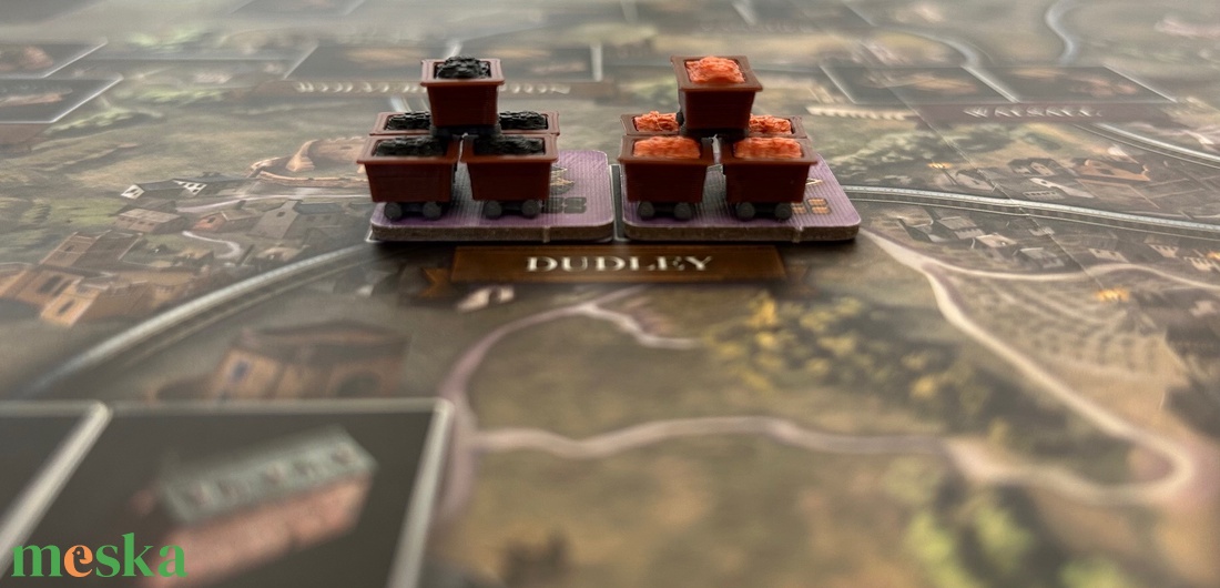 Brass Birmingham kiegészítő: szén- és vascsillék (48 db) - játék & sport - táblajáték és kártyajáték - társasjátékok - Meska.hu