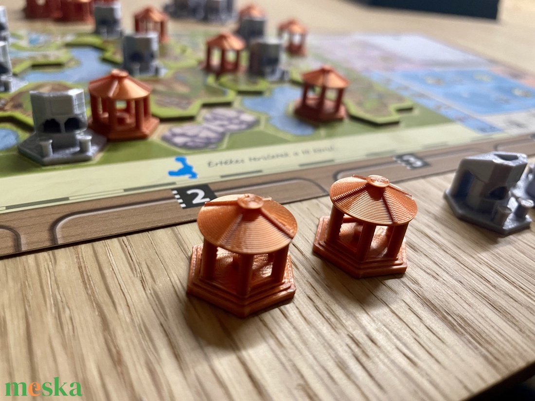 Ark Nova társasjáték-kiegészítő: kioszk és pavilon (15+15) - játék & sport - táblajáték és kártyajáték - társasjátékok - Meska.hu