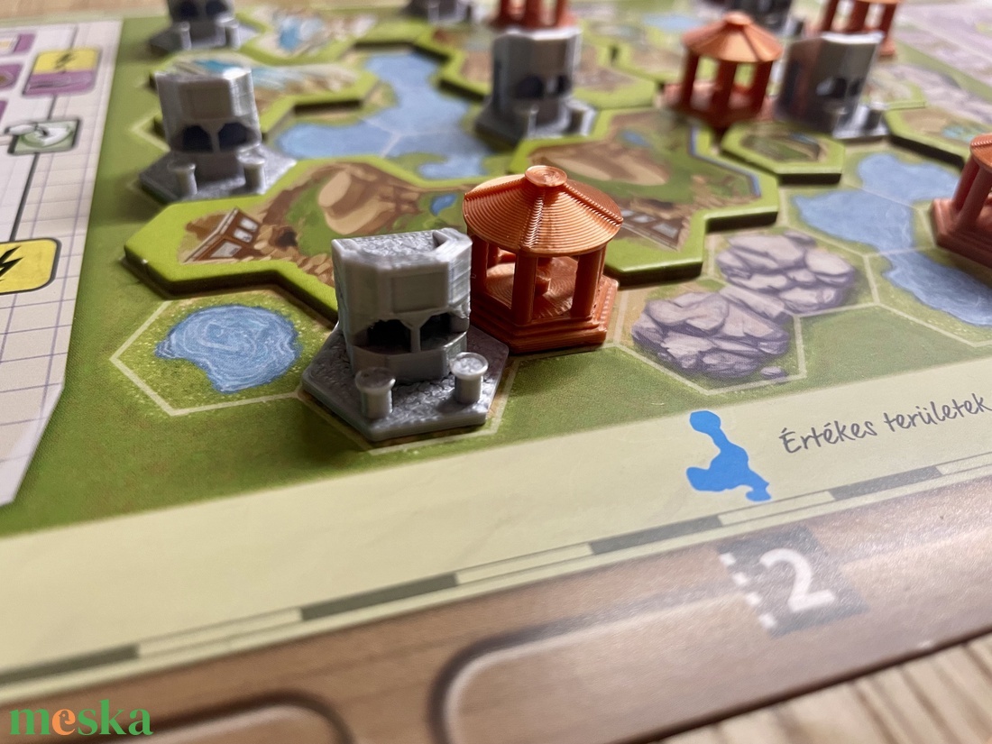 Ark Nova társasjáték-kiegészítő: kioszk és pavilon (15+15) - játék & sport - táblajáték és kártyajáték - társasjátékok - Meska.hu