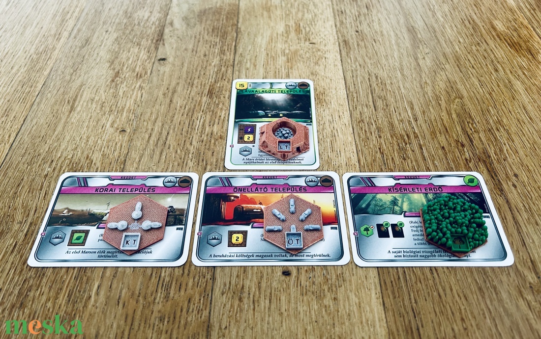 Mars terraformálása kiegészítő: egyedi 3D lapkák (28 db) - játék & sport - táblajáték és kártyajáték - társasjátékok - dobókocka - Meska.hu