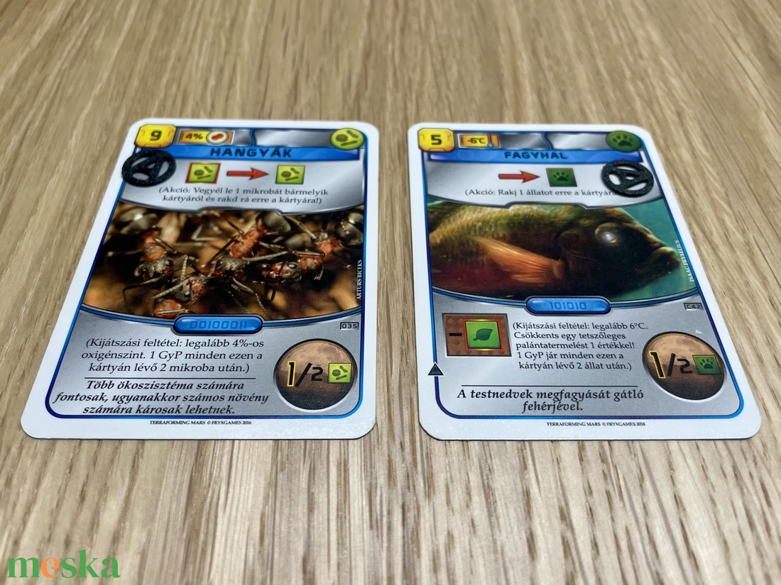 Mars terraformálása kiegészítő: akciójelölők - játék & sport - táblajáték és kártyajáték - társasjátékok - dobókocka - Meska.hu