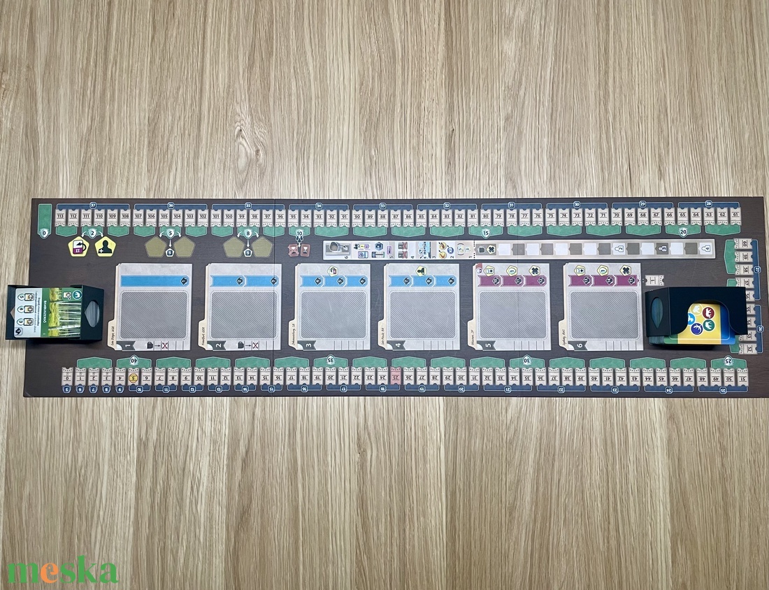 Ark Nova társasjáték-kiegészítő: laptartó/lapvédő (2 db) - játék & sport - táblajáték és kártyajáték - társasjátékok - dobókocka - Meska.hu