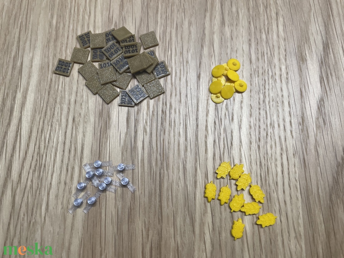 Mars Terraformálása társasjáték-kiegészítő: Token szett (120 db) - játék & sport - táblajáték és kártyajáték - társasjátékok - dobókocka - Meska.hu