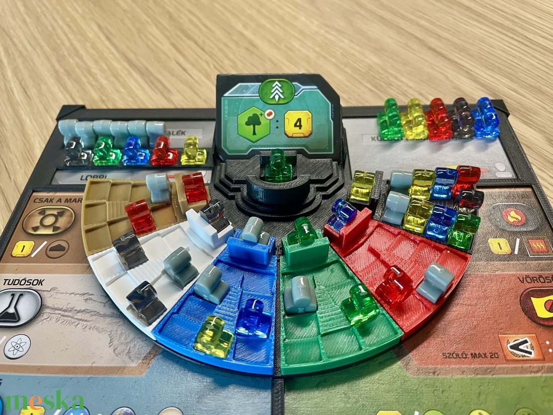 Mars terraformálása kiegészítő: Hatalmi játszma politikus pulpitusa - játék & sport - táblajáték és kártyajáték - társasjátékok - dobókocka - Meska.hu
