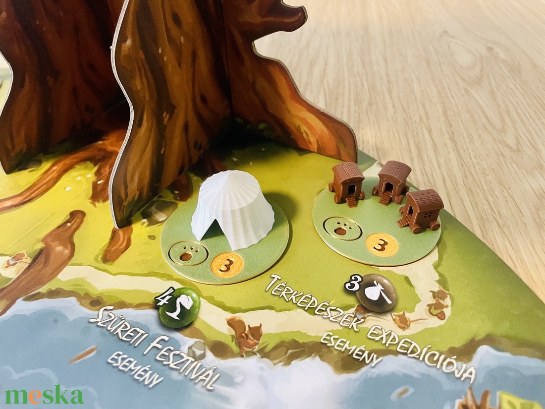 Everdell kiegészítők - eseményjelzők (4 db) - játék & sport - táblajáték és kártyajáték - társasjátékok - dobókocka - Meska.hu