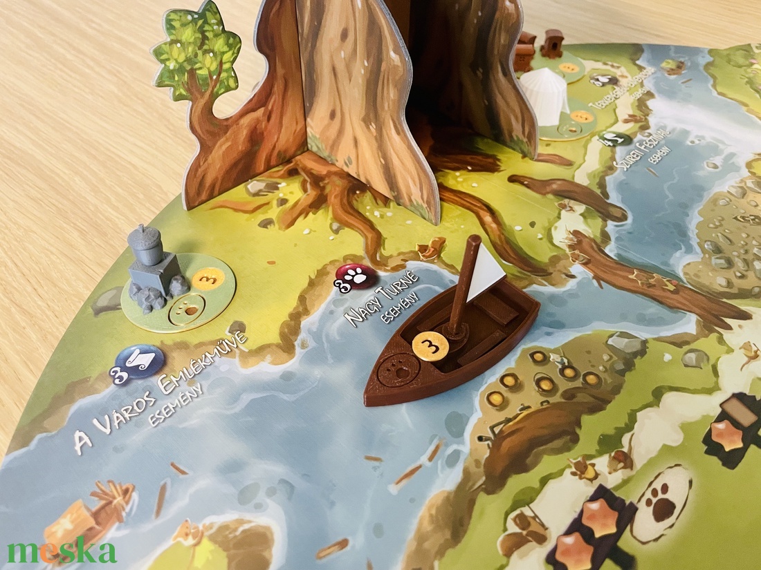 Everdell kiegészítők - eseményjelzők (4 db) - játék & sport - táblajáték és kártyajáték - társasjátékok - dobókocka - Meska.hu