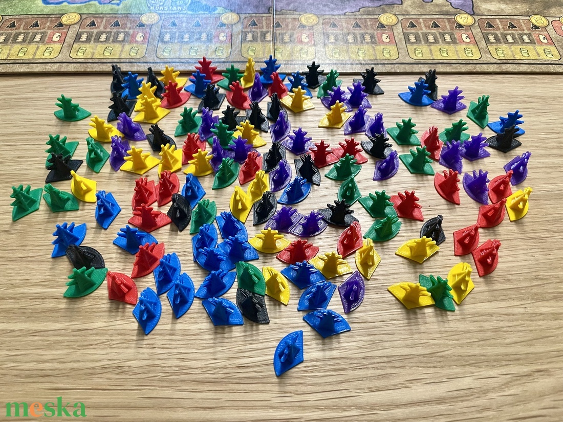 Nagyfeszültség társasjáték kiegészítők: játékosjelölők (132 db) - játék & sport - táblajáték és kártyajáték - társasjátékok - dobókocka - Meska.hu