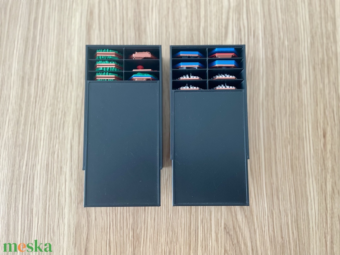 Mars terraformálása 3D lapkák (város, növényzet, óceán és különleges lapkák; 66 db) és 2 tárolódoboz - játék & sport - táblajáték és kártyajáték - társasjátékok - dobókocka - Meska.hu