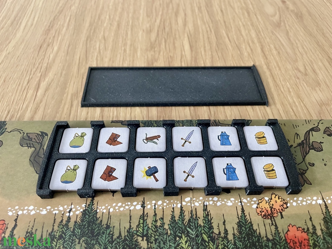 Root kiegészítő: tárgytartó/tároló - játék & sport - táblajáték és kártyajáték - társasjátékok - dobókocka - Meska.hu