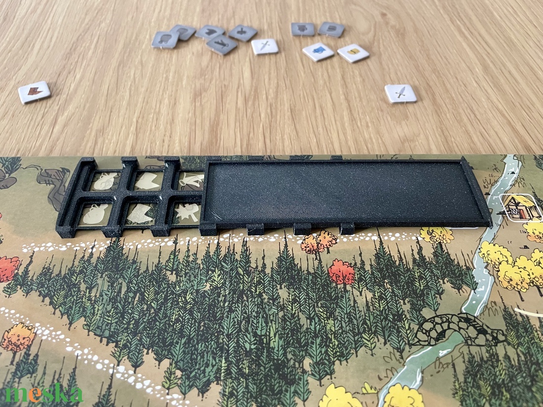 Root kiegészítő: tárgytartó/tároló - játék & sport - táblajáték és kártyajáték - társasjátékok - dobókocka - Meska.hu