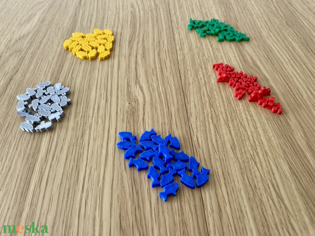 Fesztáv társasjáték-kiegészítő: madáreledelek (100 db) - játék & sport - táblajáték és kártyajáték - társasjátékok - dobókocka - Meska.hu