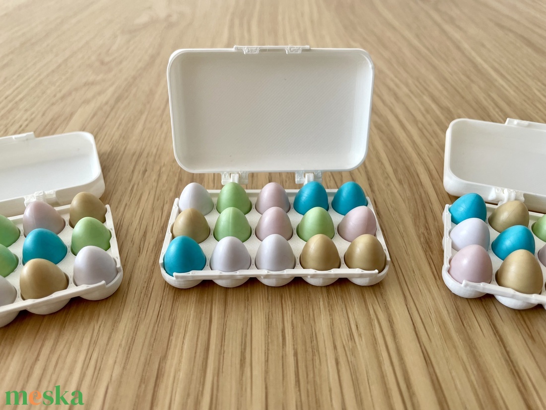 Fesztáv társasjáték-kiegészítő: tojástartók (5 db) - játék & sport - táblajáték és kártyajáték - társasjátékok - dobókocka - Meska.hu