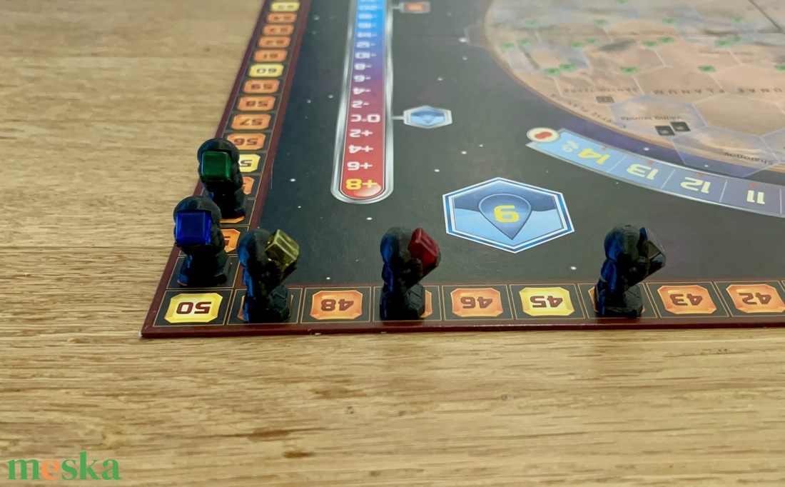 Mars terraformálása társasjáték-kiegészítő: pontszámláló asztronauták (5 db) - játék & sport - táblajáték és kártyajáték - társasjátékok - dobókocka - Meska.hu