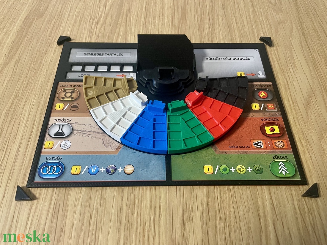 Mars terraformálása kiegészítő: Hatalmi játszma politikus pulpitusa - játék & sport - táblajáték és kártyajáték - társasjátékok - dobókocka - Meska.hu