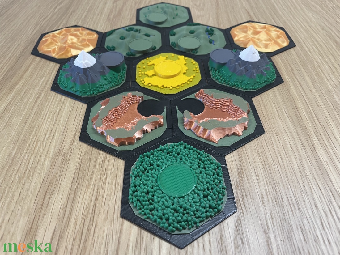 Catan 3D kiegészítő II. (a Tengeri utazó kiegészítővel kompatibilis) - játék & sport - táblajáték és kártyajáték - társasjátékok - dobókocka - Meska.hu