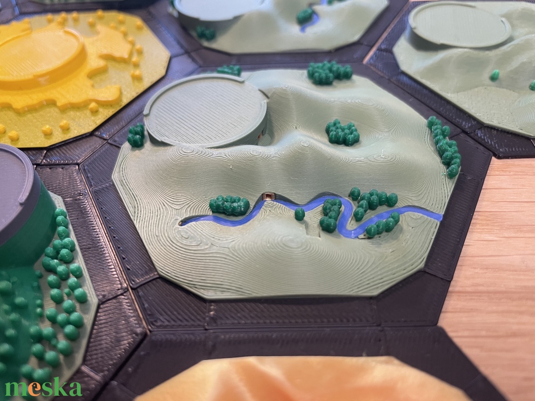 Catan 3D kiegészítő II. (a Tengeri utazó kiegészítővel kompatibilis) - játék & sport - táblajáték és kártyajáték - társasjátékok - dobókocka - Meska.hu