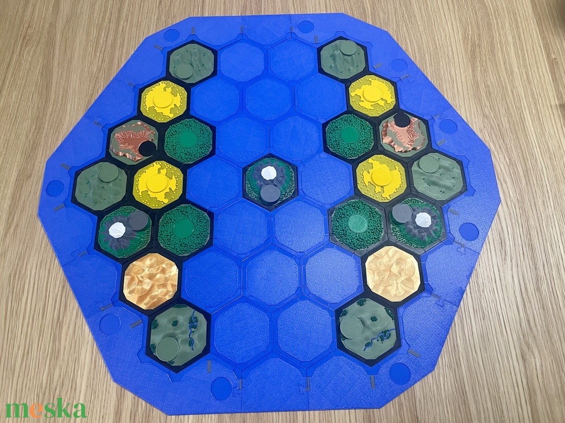 Catan 3D kiegészítő II. (a Tengeri utazó kiegészítővel kompatibilis) - játék & sport - táblajáték és kártyajáték - társasjátékok - dobókocka - Meska.hu